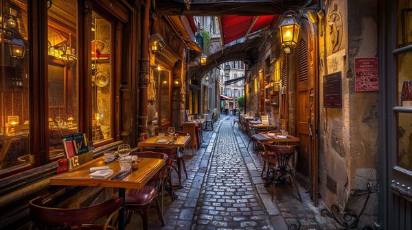 Les bouchons lyonnais du Vieux Lyon : patrimoine et gastronomie