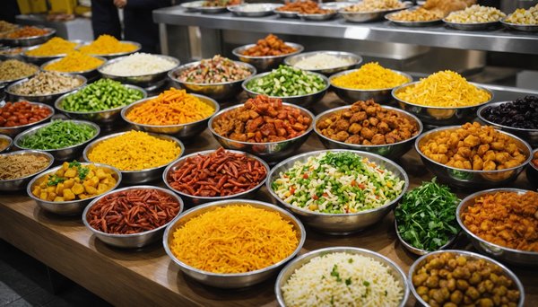 Découvrez l'offre alimentaire variée halal de marché frais